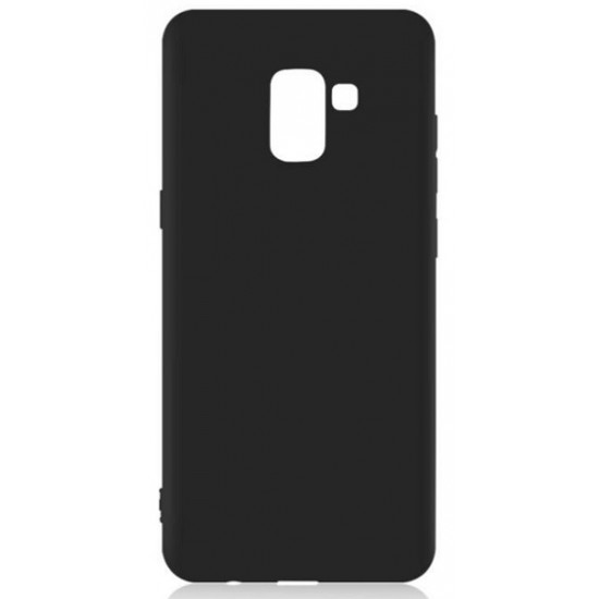 Silicone Cover Case Samsung Galaxy A6 2018 Matte Black