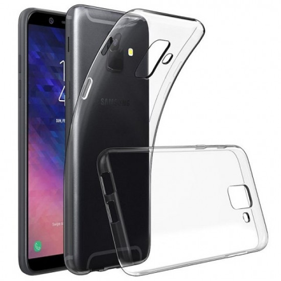 Silicone Cover Case Samsung Galaxy A6 2018 Transparente