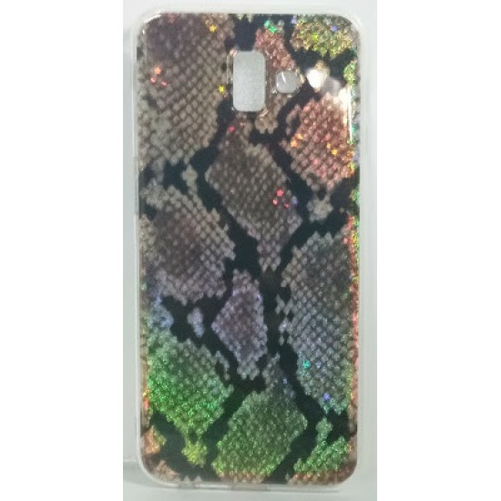 Cover Tpu With Snake Design For Samsung Galaxy A8 Plus