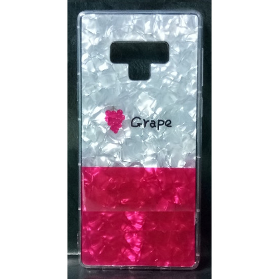 Capa De Silicio Bling Glitter Para Samsung Galaxy Note 9 Uva