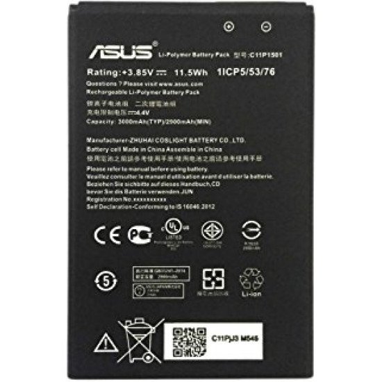 Bateria C11p1501 Asus Zenfone 2 Lazer Bulk 