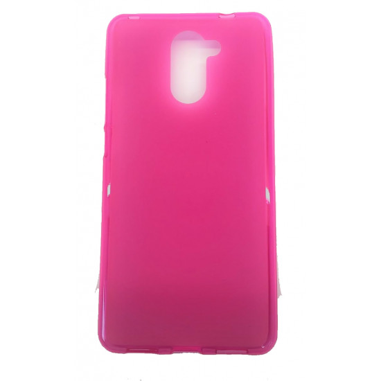 Silicone For Huawei Y7 Prime Holly 4 Plus Enjoy 7 Plus Pink