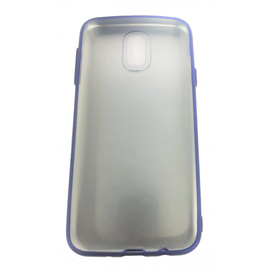 Smart Case Traseira Com Aluminio Samsung Galaxy J3 2017 J330 Blue