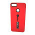 Capa Kickstand Matte Con Alza De Dedo Huawei Y9 2018 Rojo