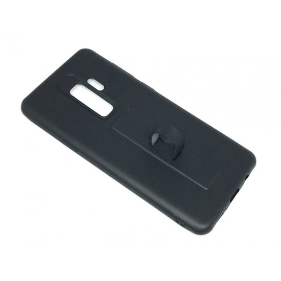 Silicone Case Motomo With Finger Ring For Samsung Galaxy S9 G960 Black