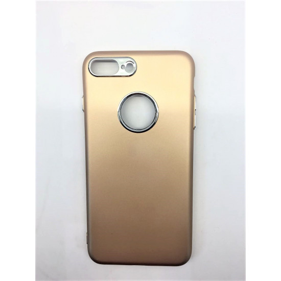 Smart Case Traseira Com Aluminio Apple Iphone 7 Plus (5.5) Gold