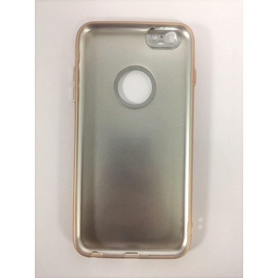 Smart Case Traseira Com Aluminio Apple Iphone 7 Plus (5.5) Dourado