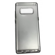 Smart Case Traseira Com Aluminio Samsung Galaxy Note 8 Negro