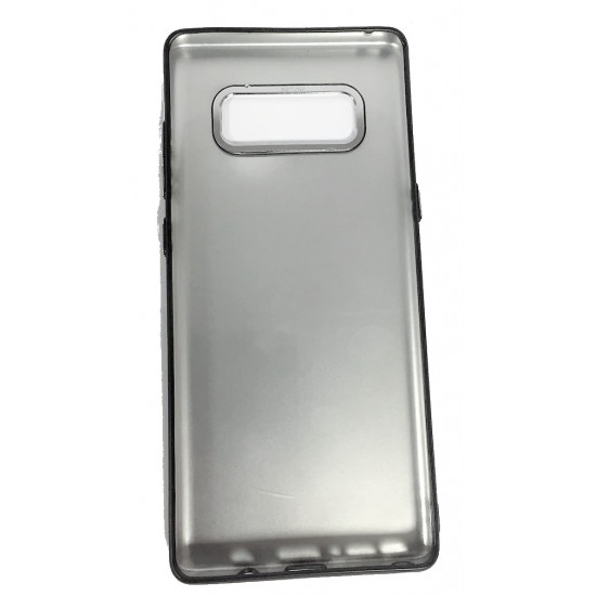 Smart Case Traseira Com Aluminio Samsung Galaxy Note 8 Preto