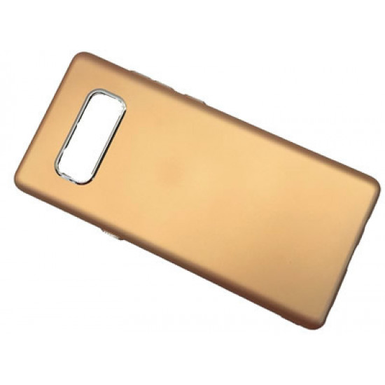 Smart Case Traseira Com Aluminio Samsung Galaxy Note 8 Dourado