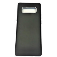 Smart Case Traseira Com Aluminio Samsung Galaxy Note 8 Preto