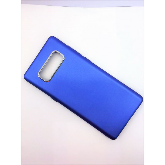 Smart Case Traseira Com Aluminio Samsung Galaxy Note 8 Azul