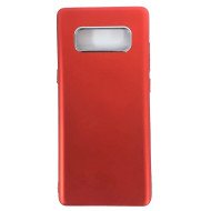 Smart Case Traseira Com Aluminio Samsung Galaxy Note 8 Vermelho