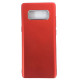 Smart Case Traseira Com Aluminio Samsung Galaxy Note 8 Vermelho