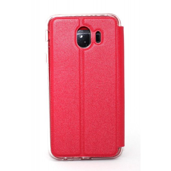 Flip Cover With Candy Samsung Galaxy J4 2018 J400 Red