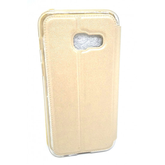 Flip Cover With Candy Samsung Galaxy A3 2017 A320 Gold