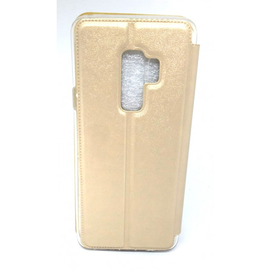 Flip Cover With Candy Samsung Galaxy S9 Plus G965 Gold