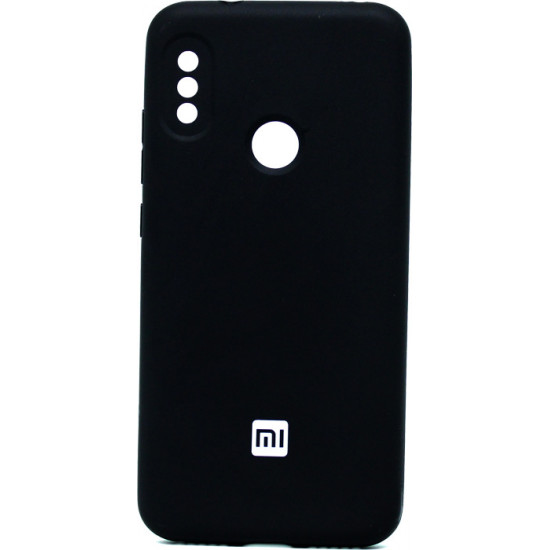 Capa Silicone Dura Xiaomi Redmi 6 Pro Preto