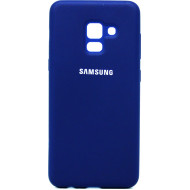 Capa Silicone Dura Samsung Galaxy A8 Plus 2018 A730f Azul