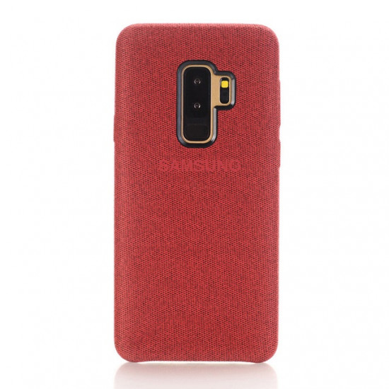 Capa Fabric Case Samsung Galaxy S9 Plus G965 Rojo