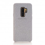 Capa Silicone Dura Fabric Samsung Galaxy S9 Cinza