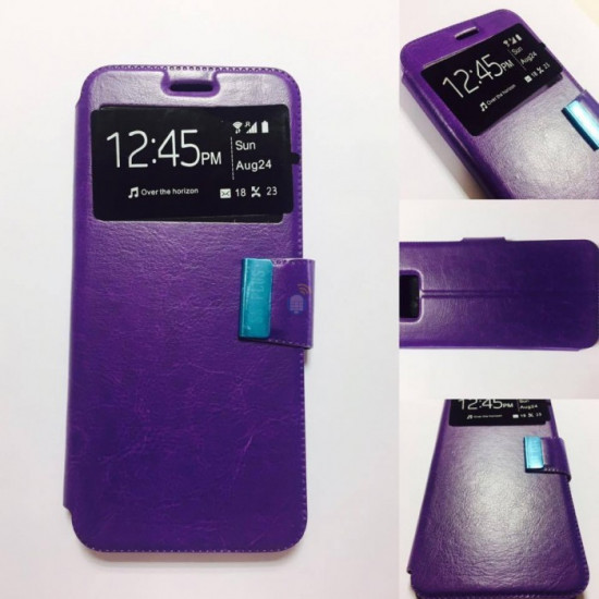 Capa Flip Cover Com Janela Samsung Galaxy S8 G950 Roxo