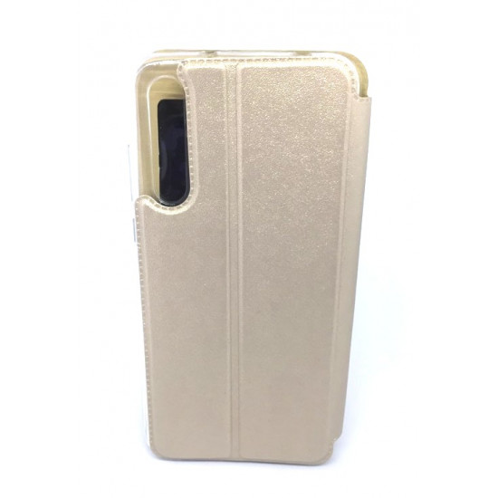 Capa Flip Cover Com Janela Candy Huawei P20 Plus Dourado