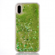 Capa Gel Liquid Y Birlhantes Huawei P20 Verde