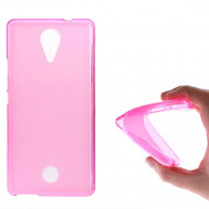 Capa Silicone Wiko U Feel Rosa