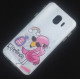 Capa Silicone Gel Com Desenho Samsung Galaxy J4 2018 Branco Flamingo Rosa