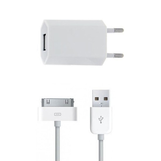 Charger Pacifico For Apple Iphone 4/4s 2 In 1 Tp-T179 