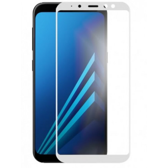 Samsung Galaxy A8 Plus 2018 White Screen Protector