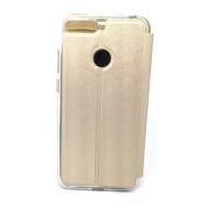 Capa Flip Cover Com Janela Candy Huawei Y6 2018 Dourado