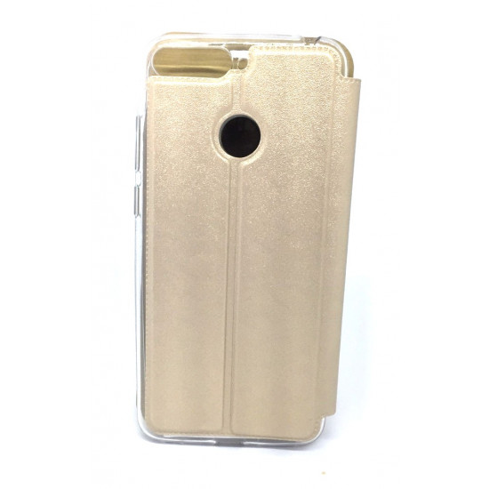 Flip Cover Con Candy Huawei Y6 2018 Dourado