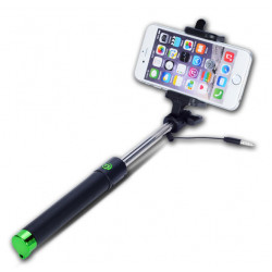 Selfei Stick Sanda Sd-1020 Com Fio Verde