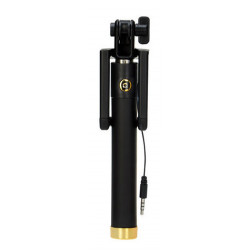 Selfie Stick Sanda Sd-1020 Com Fio Dourado