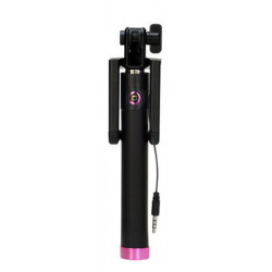 Selfie Stick Sanda Sd-1020 Com Fio Rosa