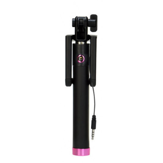 Selfie Stick Sanda Sd-1020 Com Fio Rosa