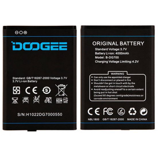 Bateria B-Dg700 Doogee Dg700 4000mah