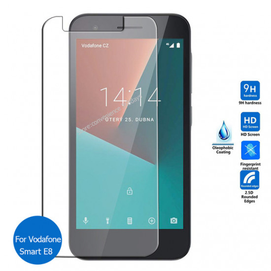 Pelicula De Vidro Vodafone Smart E8 Transparente