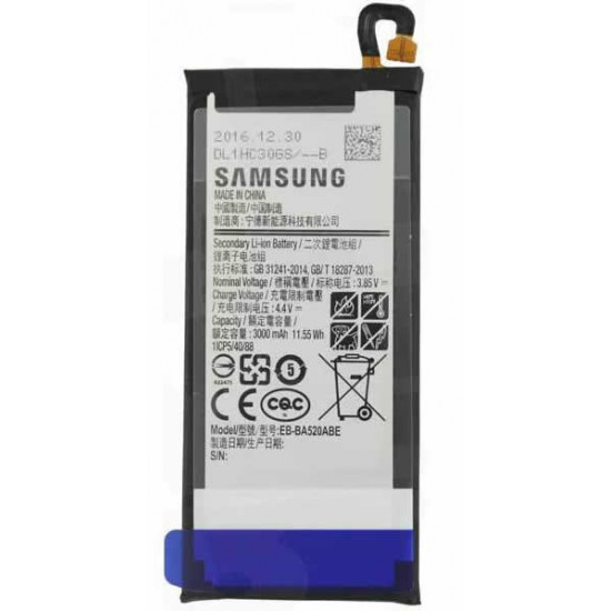 Samsung Galaxy A5 2017/A520/EB-BA520ABE 3000mAh 3.85V 11.5Wh Battery 