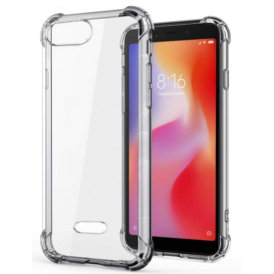 Capa Silicone Anti-Choque Xiaomi Redmi 6a Transparente