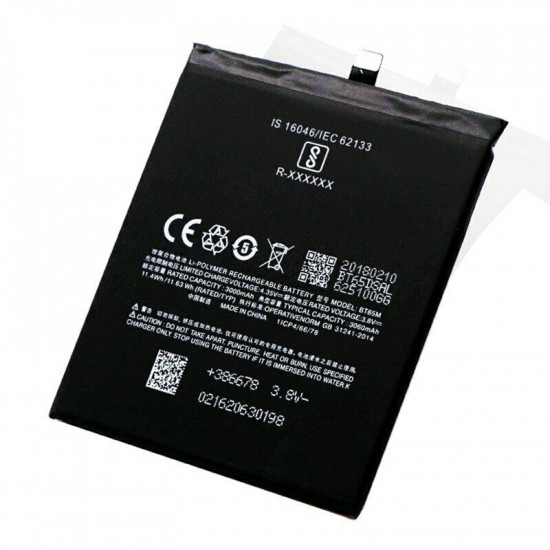 Battery  Bt65m Meizu Mx6 3060mah Bulk