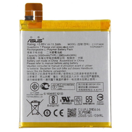 Bateria C11p1606 Asus Zenfone 3 Laser Zc551kl 3000mah Bulk