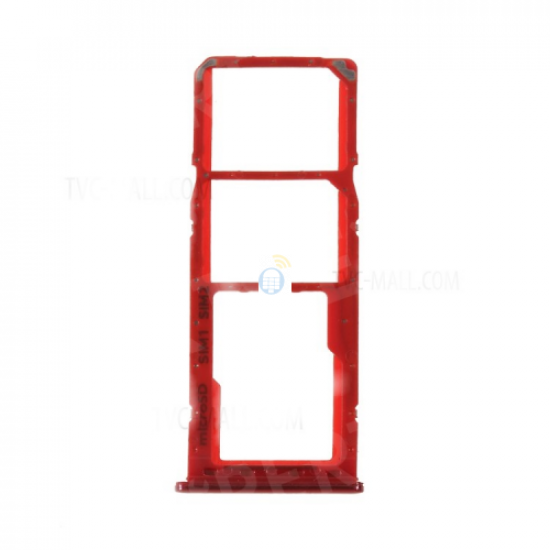 Sim Holder Outside Samsung A30 A305 Rojo