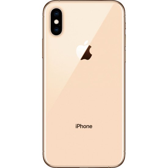 Tampa Traseira Iphone Xs Max Dourado