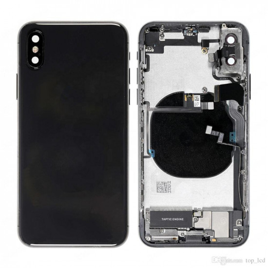 Back Tampa Complete With Flex Apple Iphone X Original Black