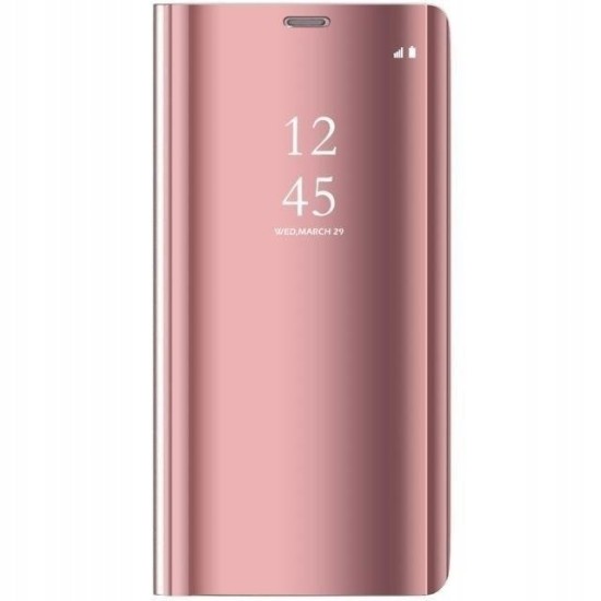 Flip Cover Clear View Standing Cover Samsung S9 Plus Compativel Rosado