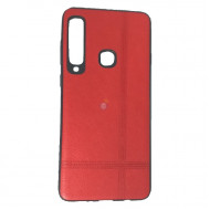 Leather Case For  Samsung Galaxy A9 2018 Red