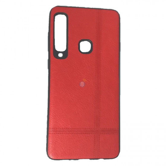 Leather Case For  Samsung Galaxy A9 2018 Red